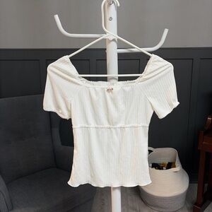 Elegant White Women's Top